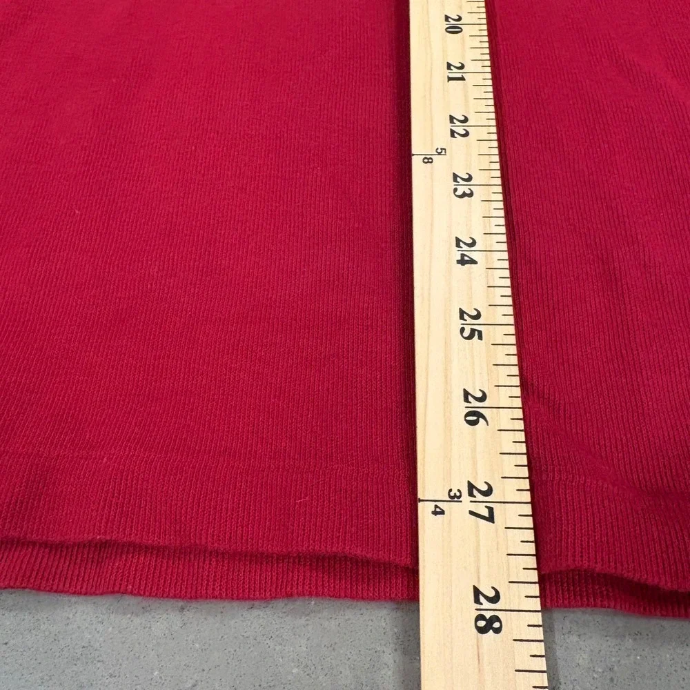 Polo Ralph Lauren Men Estate Rib Quarter 1/4 Zip Pullover Sweater Burgundy Red L